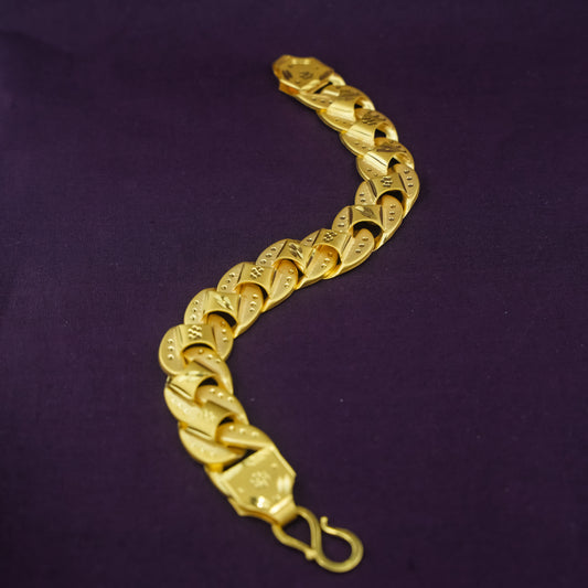 Ornate Petal Chain Bracelet